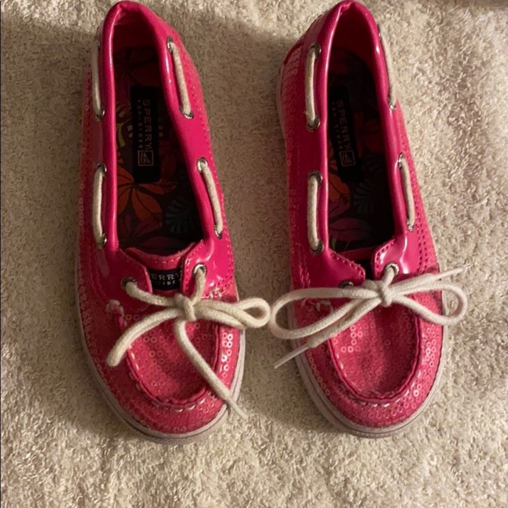 Sperry kids Top-Sider hot pink